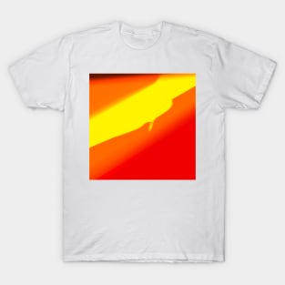 red yellow orange texture art T-Shirt